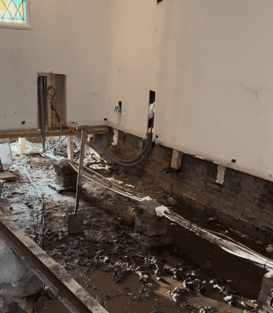 Water in kruipruimte